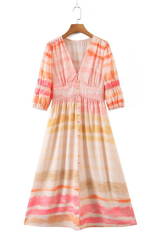 Sunshine Tie Dye Midi Dress