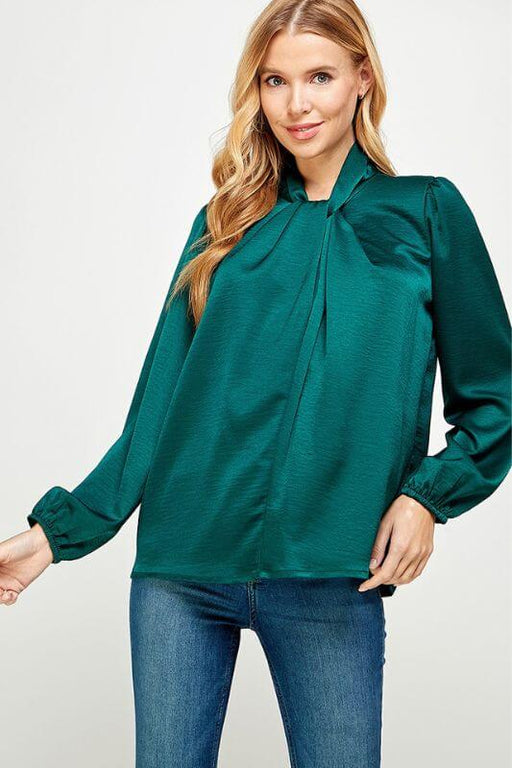 You Got Me Twisted Top (Emerald)
