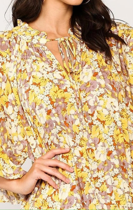 Floral Flowy Maxi Dress - Honey Style Sophistique Floral Flowy Maxi Dress - Honey Style Sophistique
