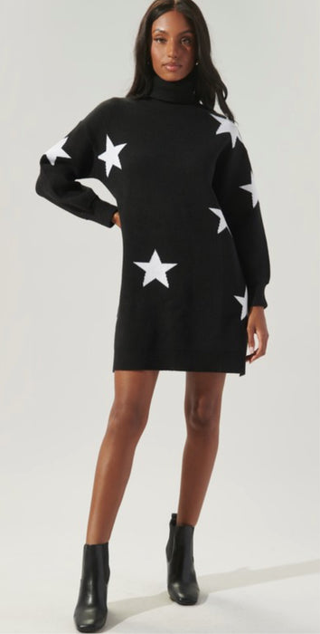 Starry Night Sweater Dress