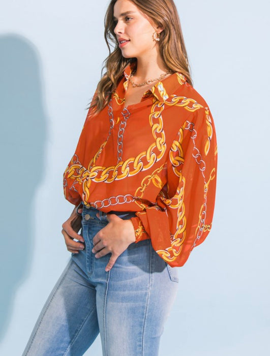 All Chained Up Blouse