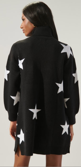 Starry Night Sweater Dress