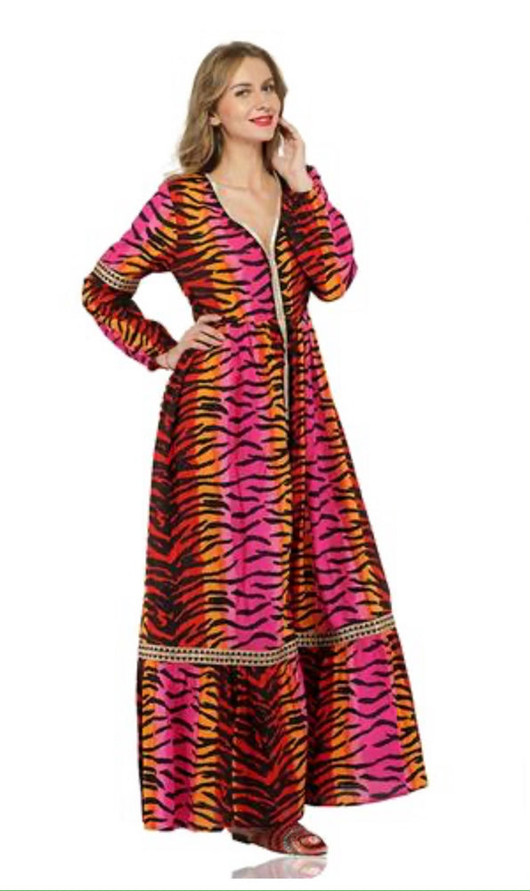 Rainbow Tiger Lace Dress
