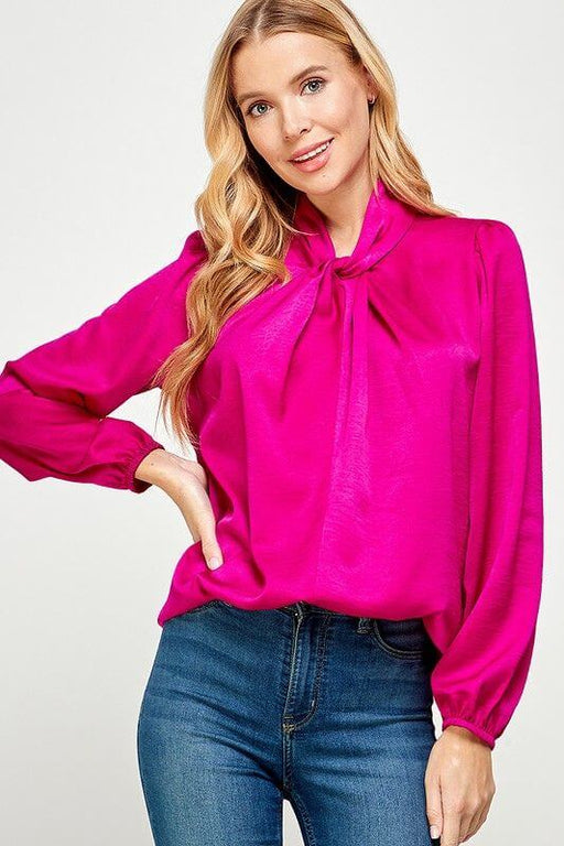You've Got Me Twisted Top (Magenta)