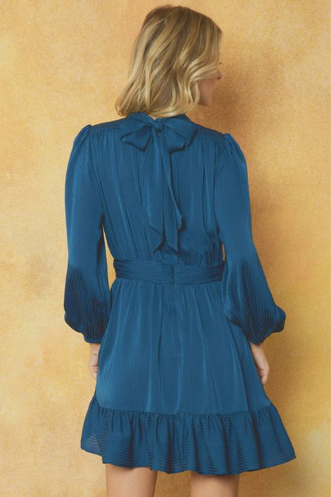 Turn of Events Teal Dress